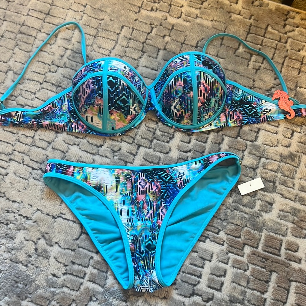 Apollo Swimwear Coral Tropics Bikini